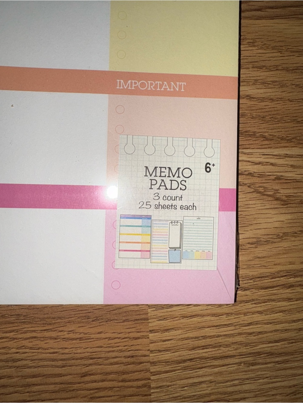 Weekly Planning Memo Pad - Multi-Color - Picture 2 of 4
